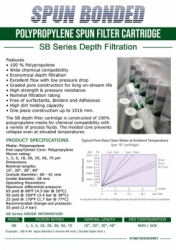 large PFI Spun Bonded Data Sheet Web